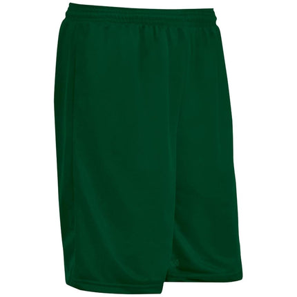 Short athlétique en polyester CHAMPRO Boss pour homme, entrejambe de 7 po, vert forêt