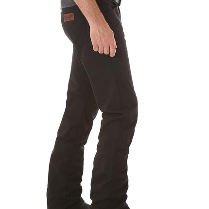 Wrangler Men's Retro Slim Fit Straight Leg Jean, Black, 30W x 32L