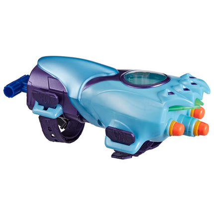 Transformers EarthSpark Cyber-Sleeve Battle Blaster with 3 Nerf Darts and Cyber-Sword, Interactive Role Play Toys for Boys and Girls Ages 6 and Up