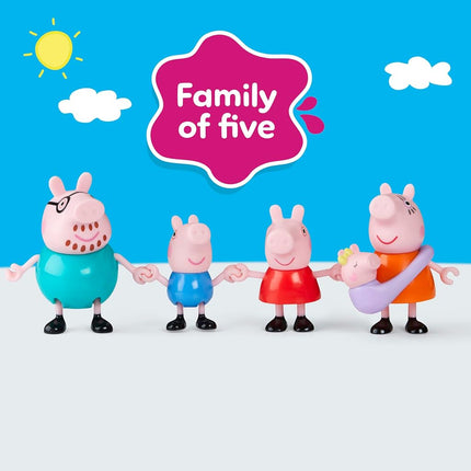 Peppa Pig Peppa's Family of Five Figure Set