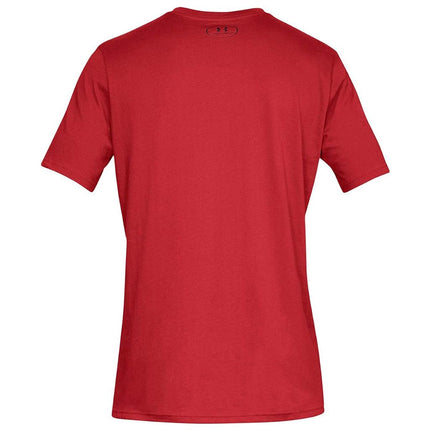 Camiseta de manga corta Under Armour UA Sportstyle Boxed para hombre, Rojo (600)/Steel, XS