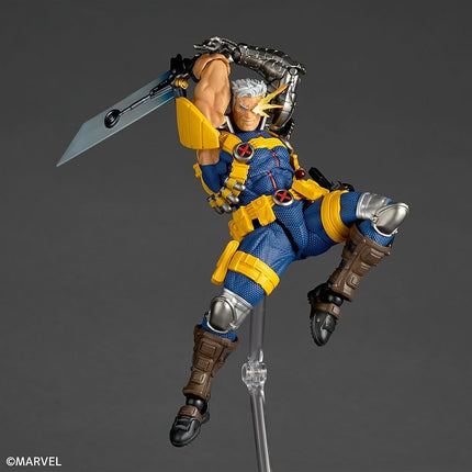 KAIYODO Revoltech Amazing Yamaguchi X-Men Cable Ver.1.5, Total Height Approx. 6.7 inches (170 mm), Non-Scale, PVC, ABS, POM, Painted Action Figure NR083