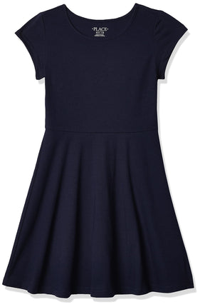 The Children's Place Girls' Solid Short Sleeve Ska