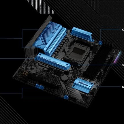 Asrock B650M Pro RS AMD B650 Emplacement AM5 micro ATX
