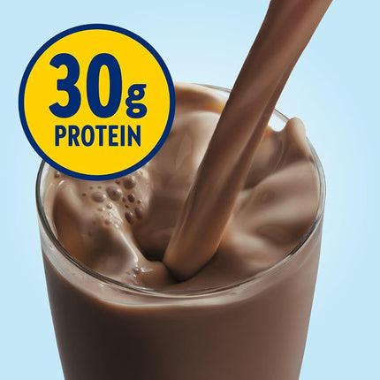 Glucerna Protein Smart Boisson nutritionnelle, Boisson protéinée pour diabétiques, Gestion de la glycémie, 30g de protéines, 150 calories, Chocolat, Carton de 11 oz liq., Paquet de 12