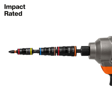 Klein Tools 32303HD Impact Driver Set, 20-in-1 SAE Impact Rated Sockets and Screwdriver Tool with Phillips, Slotted, Square and Torx Tips