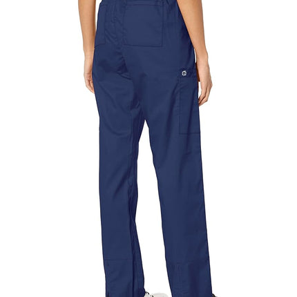 WonderWink Women's Convertible Slim Leg Cargo Pant Medical Scrubs, Navy, XXS Petite