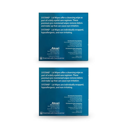 Systane Lid Wipes - Eyelid Cleansing Wipes - Sterile, Count of 32
