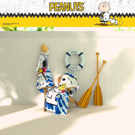 Franco Collectibles Peanuts Snoopy & Woodstock Super Soft Cotton Bath/Pool/Beach Towel, 58 in x 28 in, (100% Officially Licensed Product)