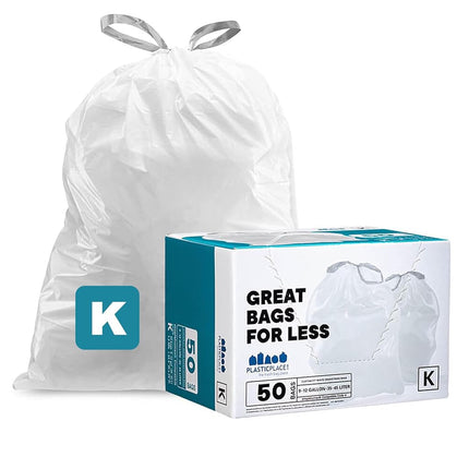 Plasticplace Trash Bags │ Simplehuman Code K Compa