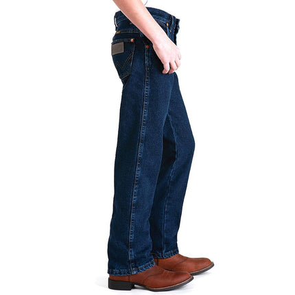 Wrangler Boys' 13MWZ Cowboy Cut Original Fit Jean, Dark Indigo, 12 Slim