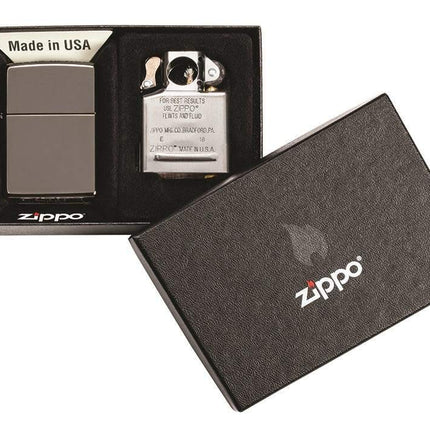 Zippo 29789 Black Ice w/Pipe Insert Lighter, Multi