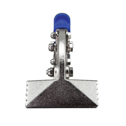 Klein Tools 86524 Engatilladora de mano, engatilladora de metal descentrada tiene mordaza de 7.6 cm, dobla acero de calibre 22 y acero inoxidable de calibre 24