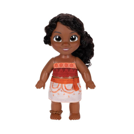 Moana 2 Disney's Little Sis Simea Doll & Pua Figure Playset 11" / 27 cm, Officially Licensed by Jakks Pacific, Includes 1 Doll Outfit, 1 Pua Figure, 1 Plastic Banana Bunch, Suggested for Ages 3+