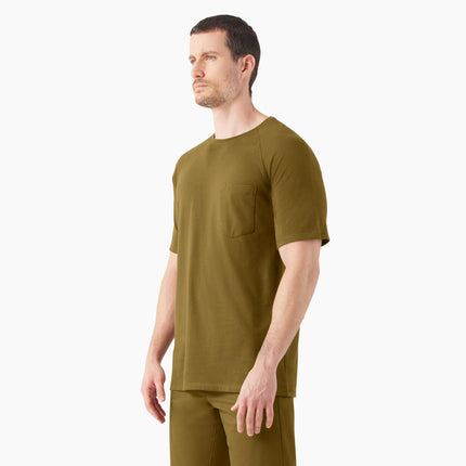 Dickies Men's Standard Cooling Short Sleeve Pocket T-Shirt, Dark Olive