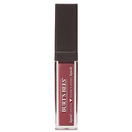 Burt's Bees Moisturising Full Coverage Liquid Lipstick, 5.95 g, Flushed Petal