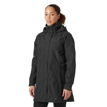 Helly Hansen Women's W Aden Long Coat, Black, 3XL