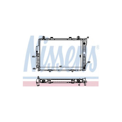 Nissens 62713A Radiator, engine cooling