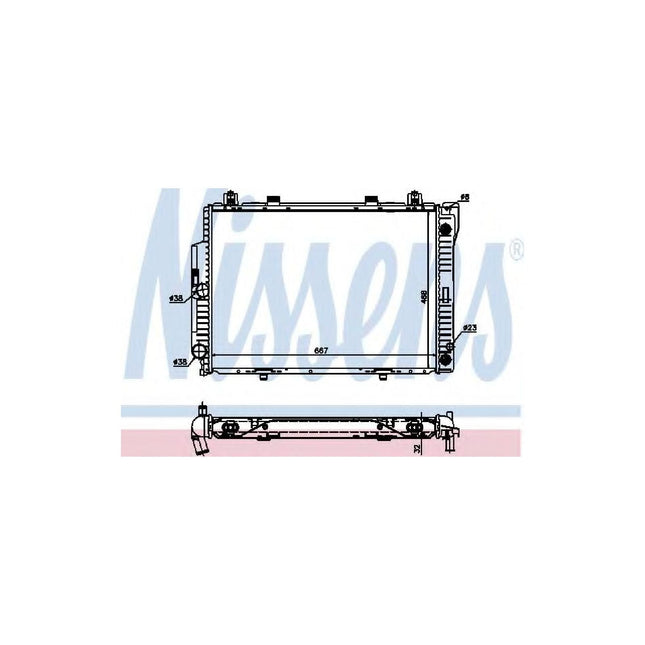 Nissens 62713A Radiator, engine cooling