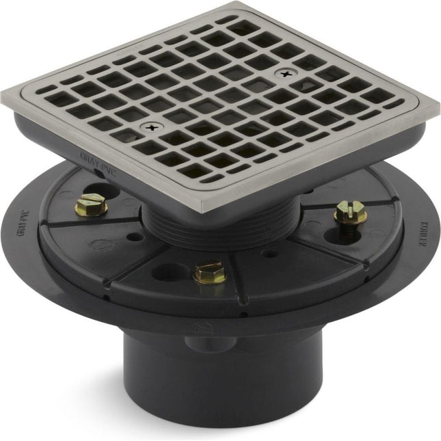 Kohler K-9136-BN Square Design Tile-in Shower Drai