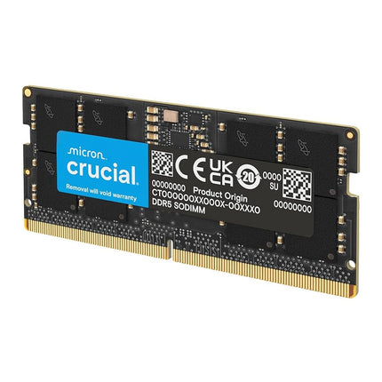 Crucial DDR5 RAM 16GB 4800MHz SODIMM, Laptop Compu