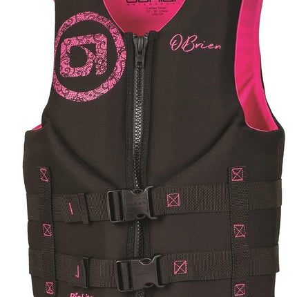O'Brien Women's Traditional Neoprene USCGA Life Jacket, Pink, Large