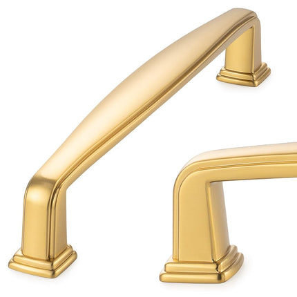 KOOFIZO 10 Pack 5 Inch Brushed Gold Kitchen Cabine