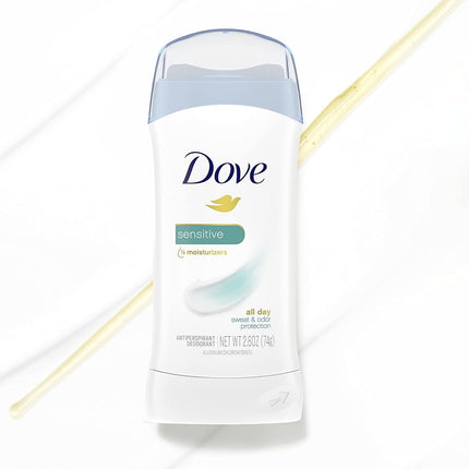 Dove Anti-Perspirant Deodorant, Sensitive Skin 2.60 oz (Pack of 6)