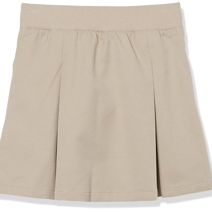 French Toast Girls' G Pull-on Kick Pleat Skirt Scooter, Khaki, 22