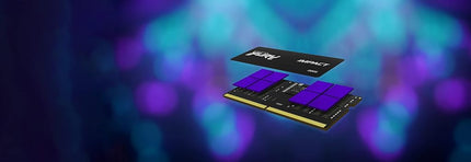 Kingston FURY Impact XMP 32GB 6000MT/s DDR5 CL38 SODIMM (Kit of 2) Notebook Gaming Memory - KF560S38IBK2-32