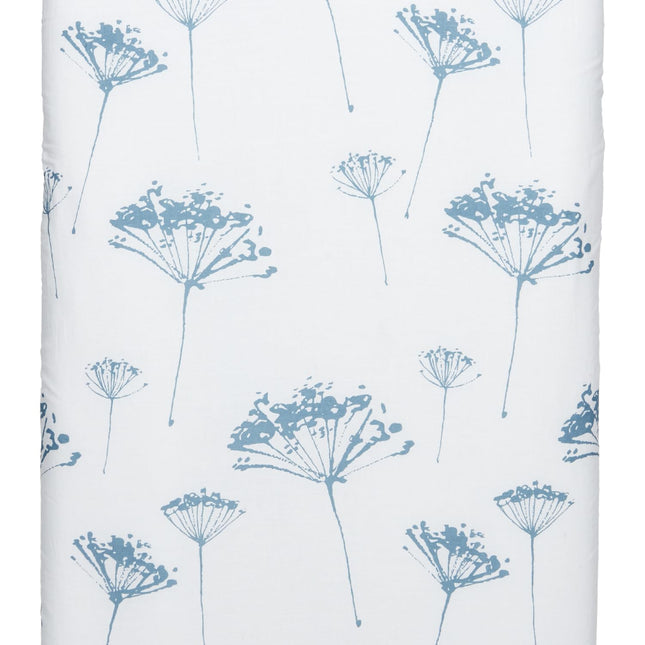 Ironing Board Cover and Pad (Blue Priscilla), 100% Cotton with Ultimate Double Padding by Seymour Home Products; Fits Full Size Board | Stain and Scorch Resistant; Elastic Edge | Laundry Accessories