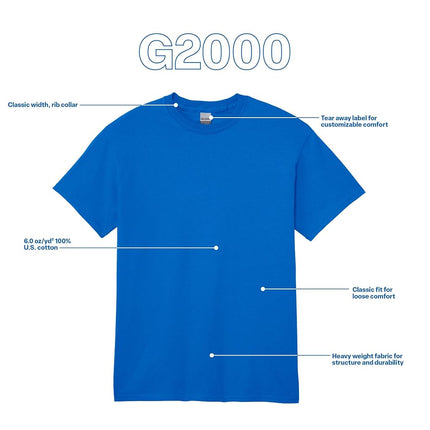 Gildan Mens Ultra Cotton T-Shirt Style G2000 T-Shirt, Jade Dome (Pack of 3), 3XL