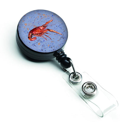 Caroline's Treasures Crawfish Retractable Badge Reel, Multicolor (8458BR)