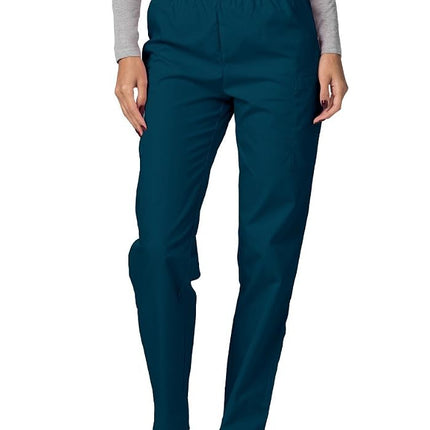 Adar Universal Scrubs for Women - Tapered Utility Cargo Scrub Pants - 503 - Caribbean Blue - M