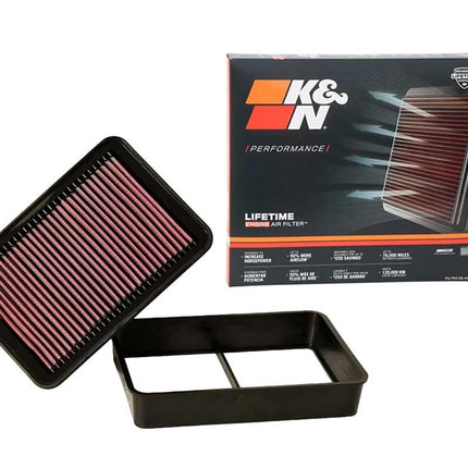 K&N Engine Air Filter: High Performance, Premium, Washable, Replacement Filter: Compatible with 2006-2017 Mitubishi (Lancer VIII, Lancer, Lancer Evolution, Lancer Raliart, Outlander, ASX), 33-2392