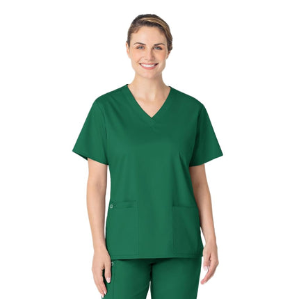 WonderWink Women's Plus-Size Wonderwork V-Neck Scr