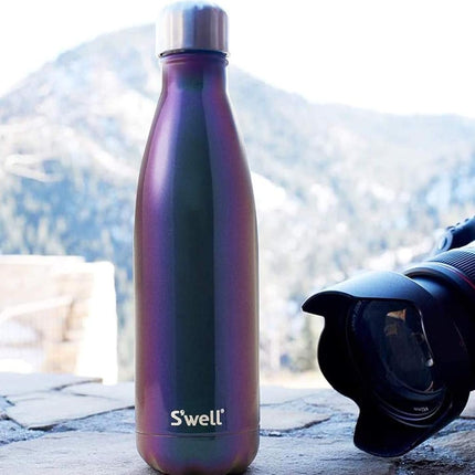 Bouteille d'eau S'well en acier inoxydable – 500 ml – Supernova – Récipient isotherme à triple paroi gardant les boissons froides pendant 36 heures et chaudes pendant 18 heures – Sans BPA – Parfaite pour les déplacements