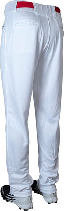 Rawlings Men's Launch Series Baseball Pant | Full Length Semi-Relaxed Fit | Adult Sizes | Solid Color Options White, XXL