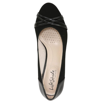 LifeStride Women's Pascal Dress Pump, Black, 6.5