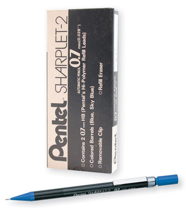 Pentel Sharplet-2, Automatic Pencil, 0.7 mm Lead S