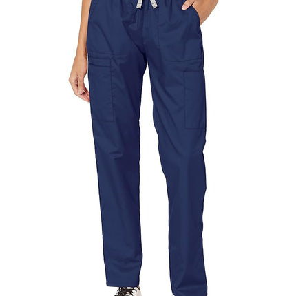 WonderWink Women's Convertible Slim Leg Cargo Pant Medical Scrubs, Navy, XXS Petite