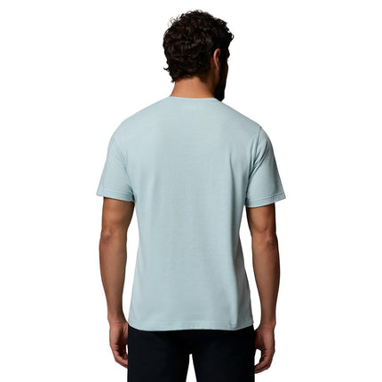 Columbia Men's Thistletown Hills Short Sleeve, Crushed Blue/Heather, 1X