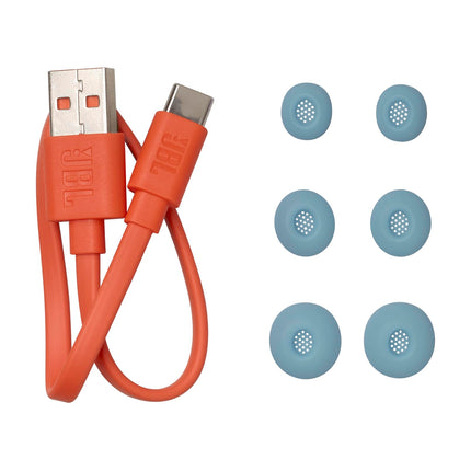 JBL Live Buds 3 - Auriculares intrauditivos True Wireless con cancelación de ruido, 40 horas de reproducción total, carga inalámbrica, 6 micrófonos para llamadas perfectas, conexión multipunto, resistencia al agua y al polvo IP55 (azul)