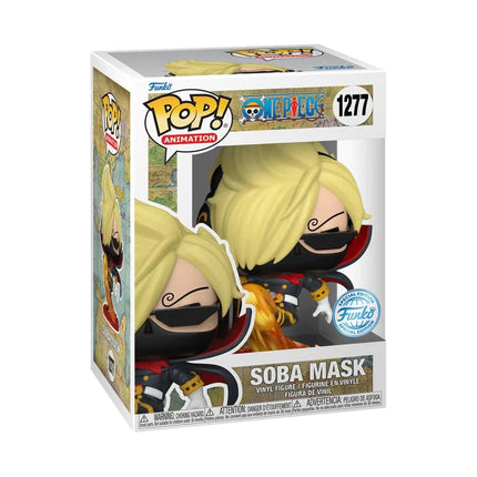 Funko Pop One Piece - Soba Mask (Raid Suit) Sanji US Exclusive (with Chase) Vinyl Figure, 5.1 Inch Size