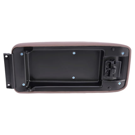 Cierre de tapa de consola central HECASA compatible con Toyota Tacoma 4Runner 1995-2000, repuesto para 5890535040E0, puerta de reposabrazos de plástico