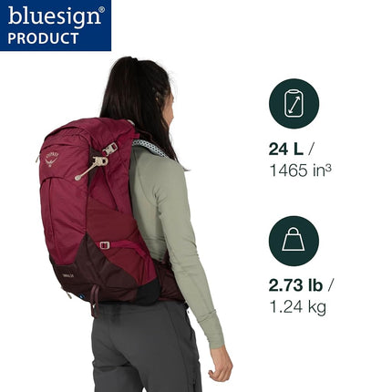 Osprey Sirrus Women's Backpack, 24L, Muted Space Blue, O/S