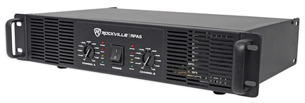 Rockville RPA5 1000 Watt Peak / 500w RMS 2 Channel Power Amplifier Pro/DJ Amp