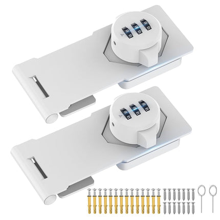 MeBantoo Household Cabinet Password Hasp Locks, Ca