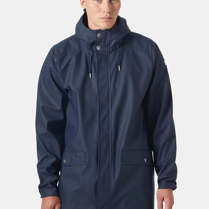 Helly Hansen Men's Moss Rain Coat, Navy, L