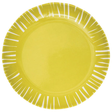French Bull Melamine Assorted Plates-6 Piece Set -Melamine Dinnerware-Platter, Serving, Party, Platter, Dish (6" Appetizer Plate, Fringe)